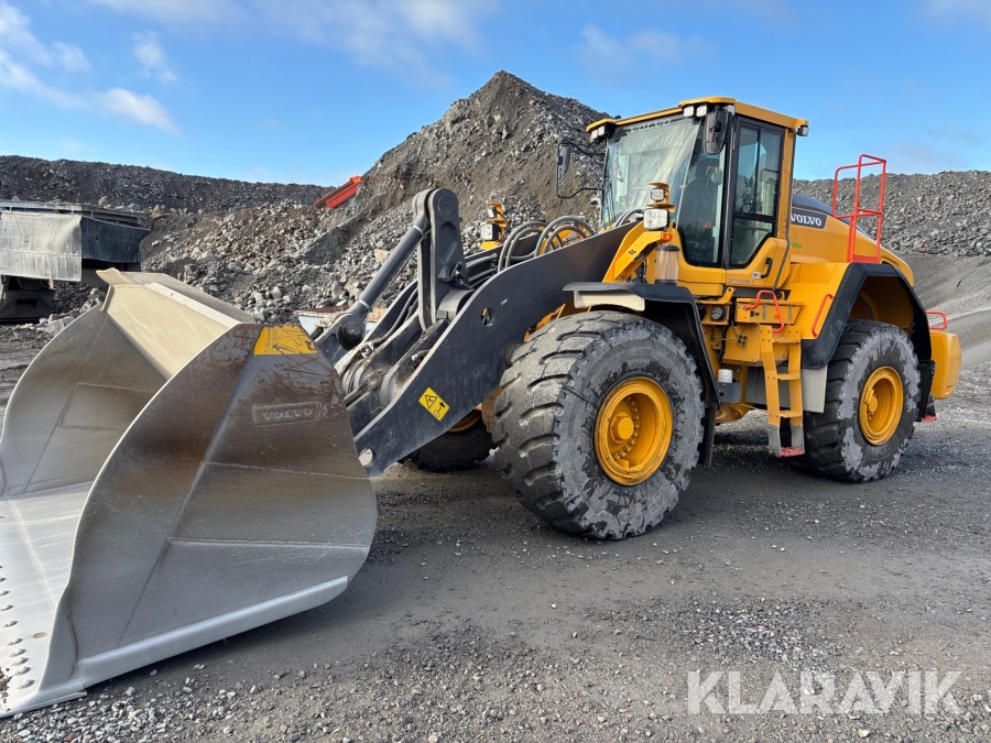 Hjullastare Volvo L180H long boom med skopa