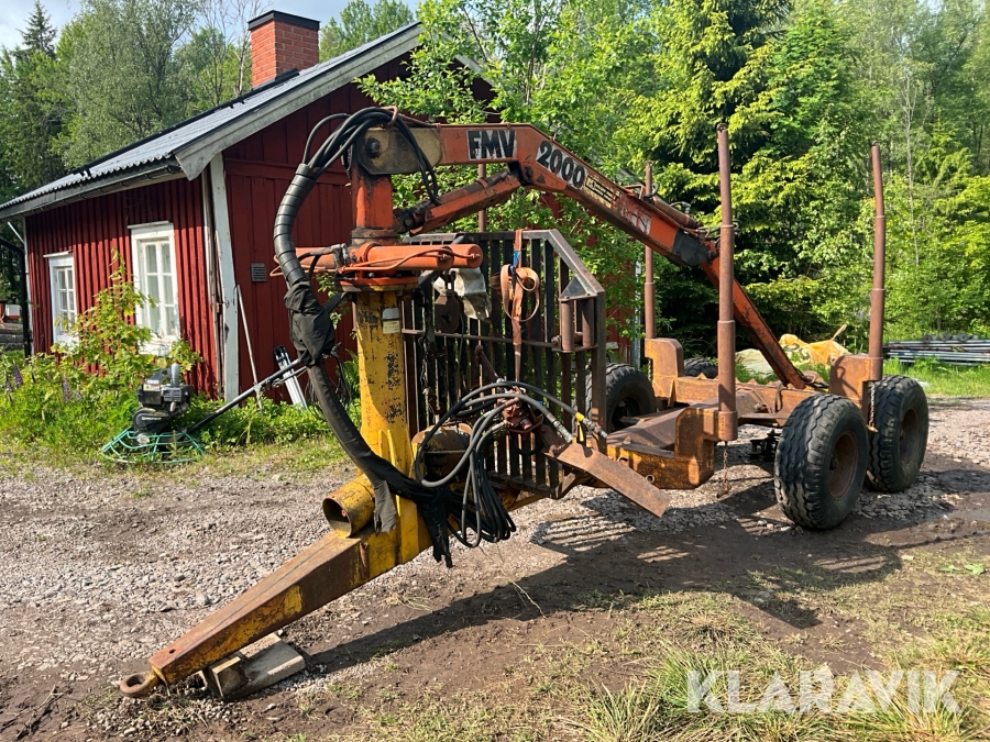 Huggarvagn / skogsvagn Weimers Mekaniska FMV 2000
