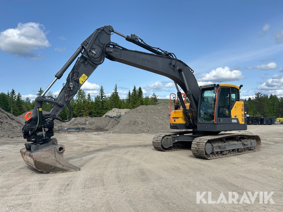 Grävmaskin Volvo ECR235EL med grävsystem