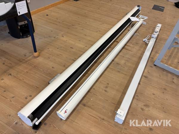 Motordriven projektorduk 3st