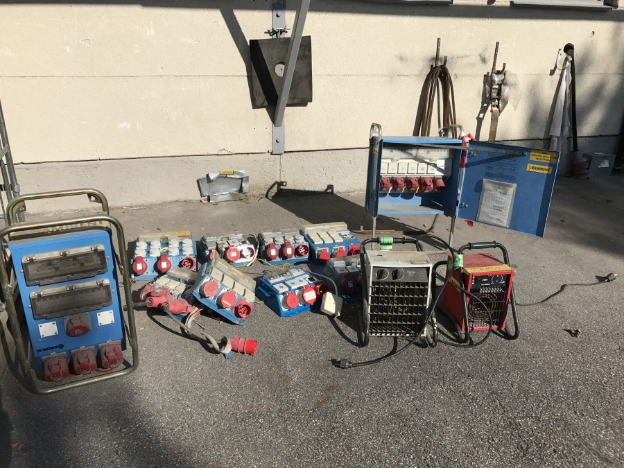 Centraler, varmluftsfläktar