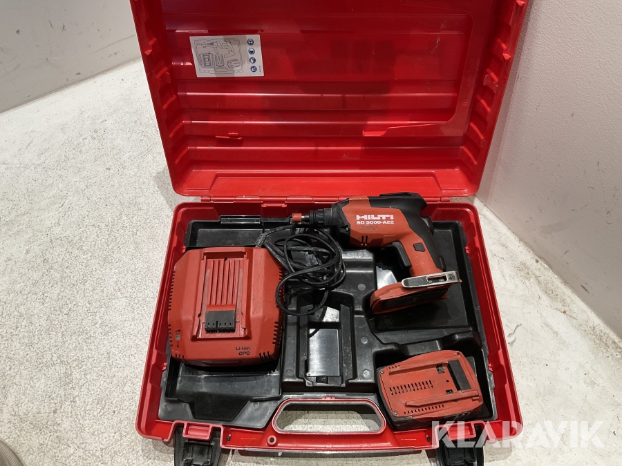 Skruvautomat batteri Hilti SD 5000 A22