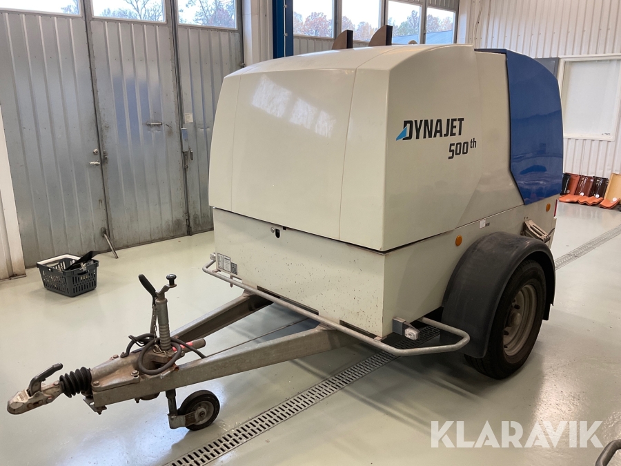 Högtryckssläp Dynajeth 500th med slangar och munstycken