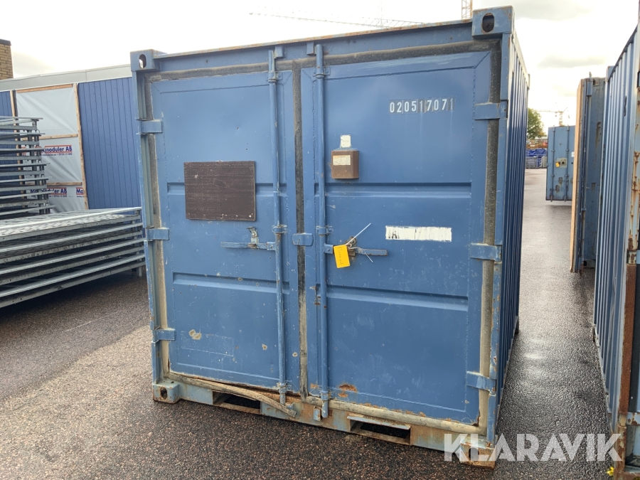 Container 8 fot, Malmö, Klaravik auktioner
