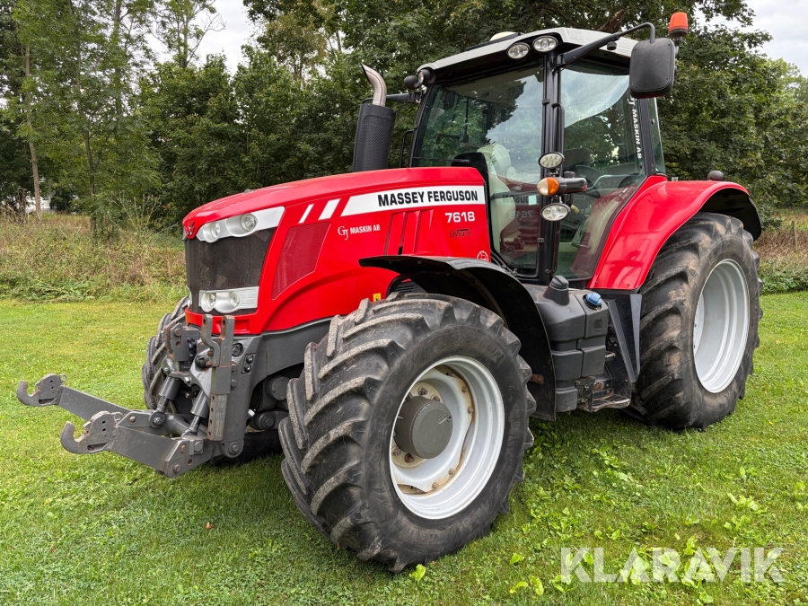 Traktor Massey Ferguson 7618 Dyna-6 med frontlyft/PTO
