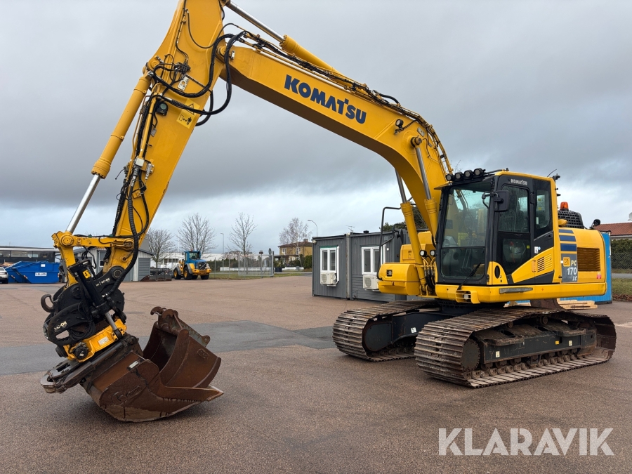 Grävmaskin Komatsu PC170LC-11 med 3 st skopor