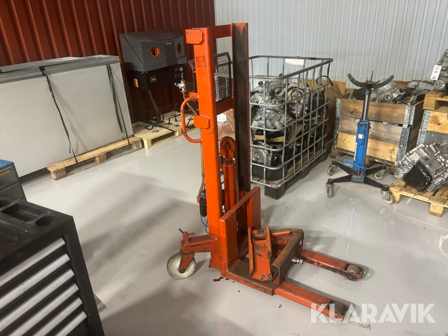 Tryckluftsdriven palltruck