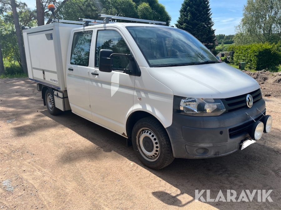Pickup med skåp Volkswagen Transporter