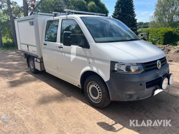 Pickup med skåp Volkswagen Transporter