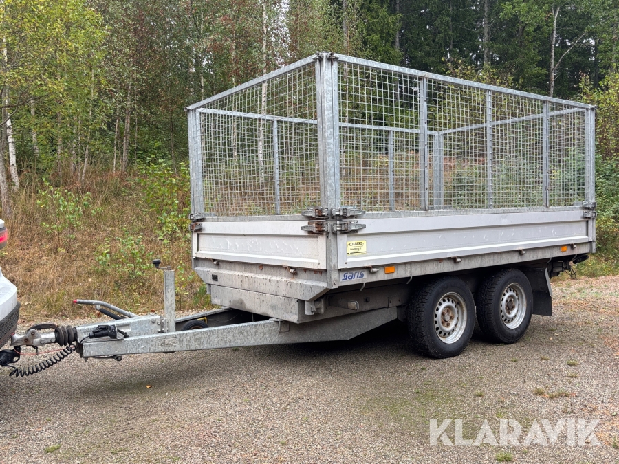 Tippsläp SARIS C3500 med ramper