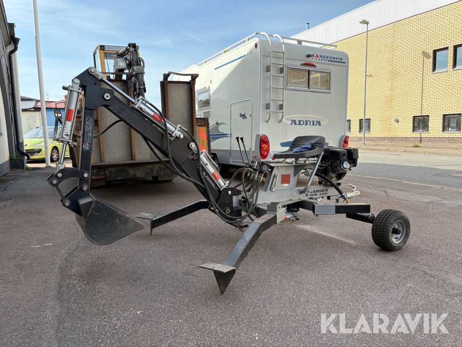 Minigrävare till ATV Jansen MB-300