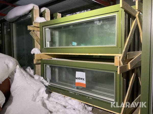 Enkelfönster 10st Snidex 3-glas