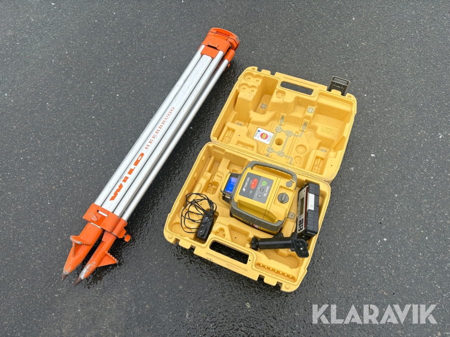 Planlaser Topcon RL-H4C inkl. mottagare, stativ och laddare