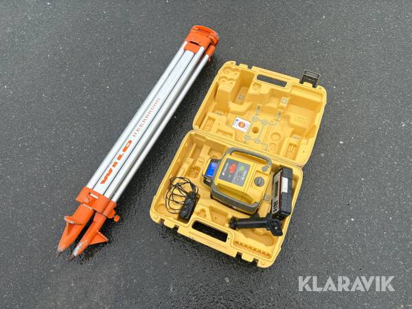 Planlaser Topcon RL-H4C inkl. mottagare, stativ och laddare