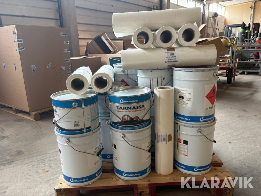 Takmassa, primer och armeringsmatta