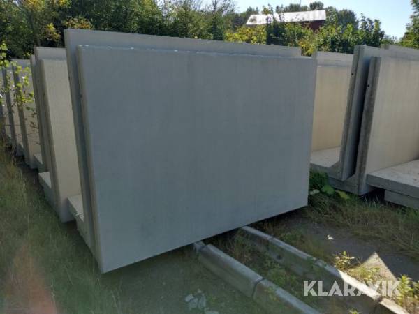 L-stöd 800x2000mm Fabriksnya 16 st