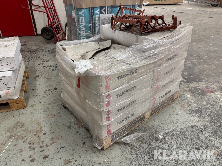 Takstege TJB 2-kupig betong