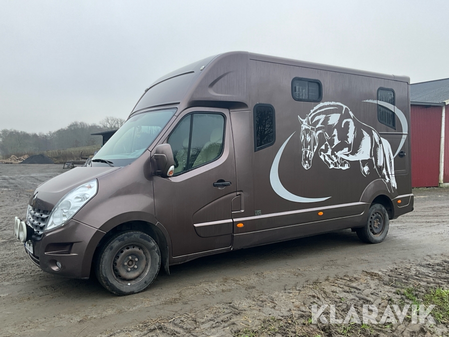 Hästlastbil Reanult Master 5 sits bkort