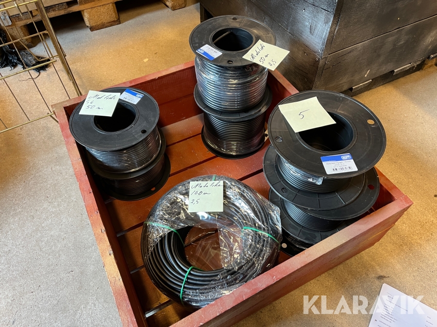 Matarledning för elstängsel Foga 1,6 & 2,5mm (400m totalt)