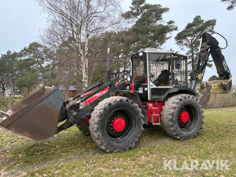 Grävlastare Huddig 960 med redskap