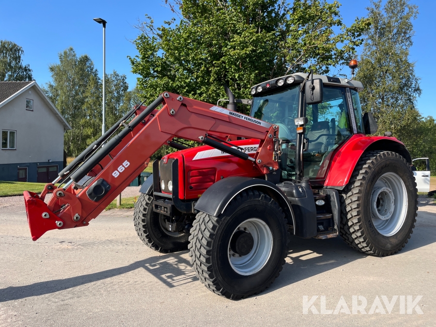 Traktor med lastare Massey Ferguson 7465 Dyna-VT