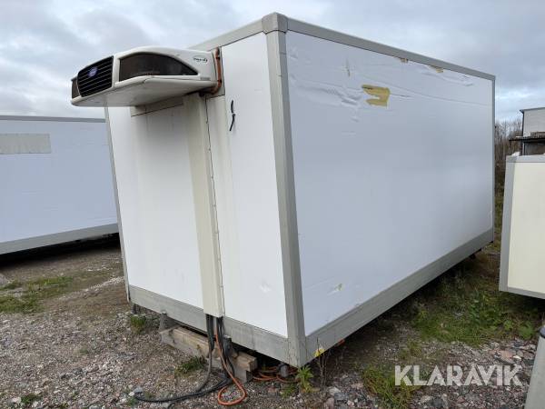 Glasfiberskåp till transportbil CAB med bakgavellift