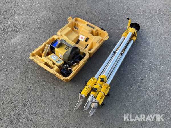 Tvåfallslaser Topcon RL-200 2 S inkl. mottagare, stativ, fjärrkontroll och laddare