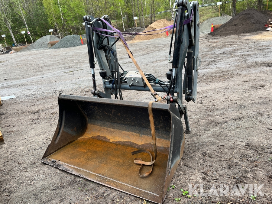 Frontlastare till Belos med skopa