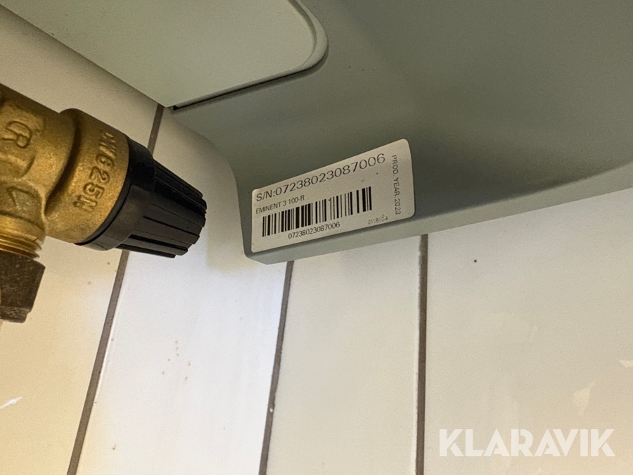 Varmvattenberedare Nibe EVH 16-100-R 100L