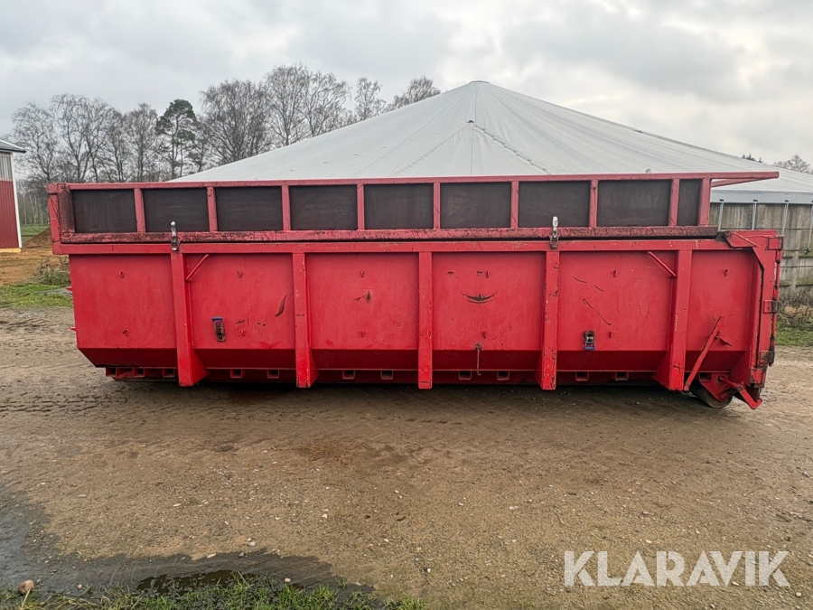 Lastväxlarflak 15 m3 med förhöjningskassett