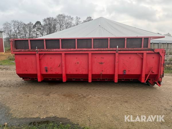 Lastväxlarflak 15 m3 med förhöjningskassett