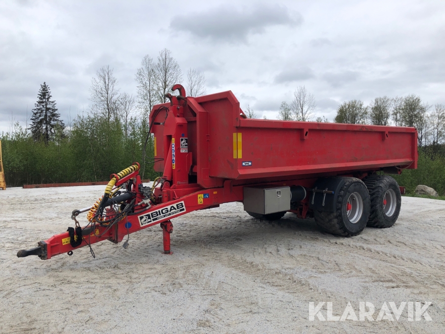 Lastväxlare Bigab 17-20 med flak