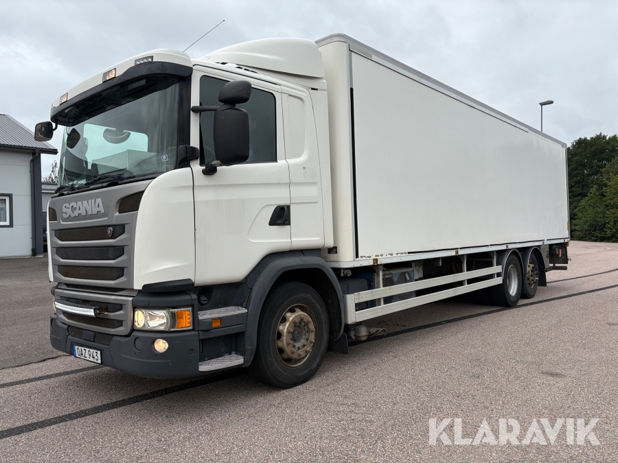 Kylbil Scania G450 med bakgavellyft