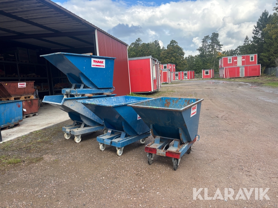 Tippcontainer Intra 4 st