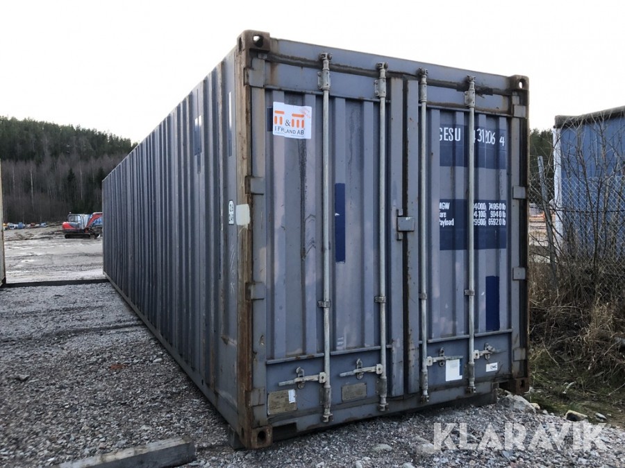 Sjöfartscontainer 40 fot, Pallet Wide