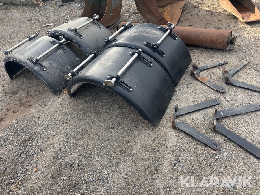 Stänkskärmar Greenflex till hjulgrävare