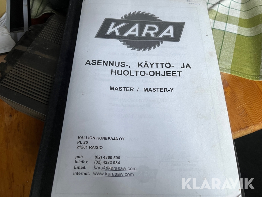 Sågverk Kara Master LS 360 Mobilt