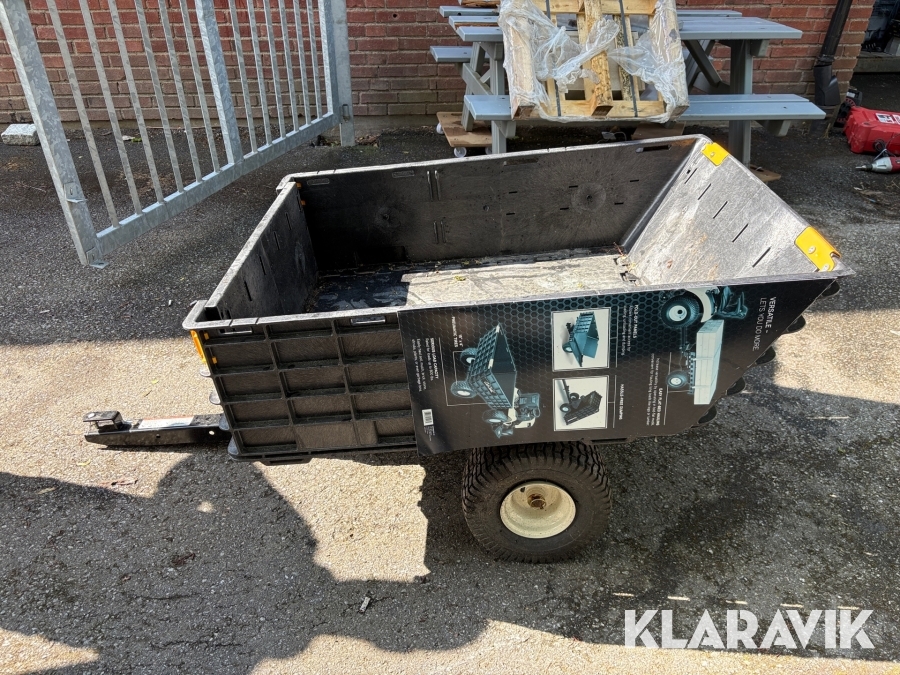 Kärra till gräsklippare Cub Cadet tippbar
