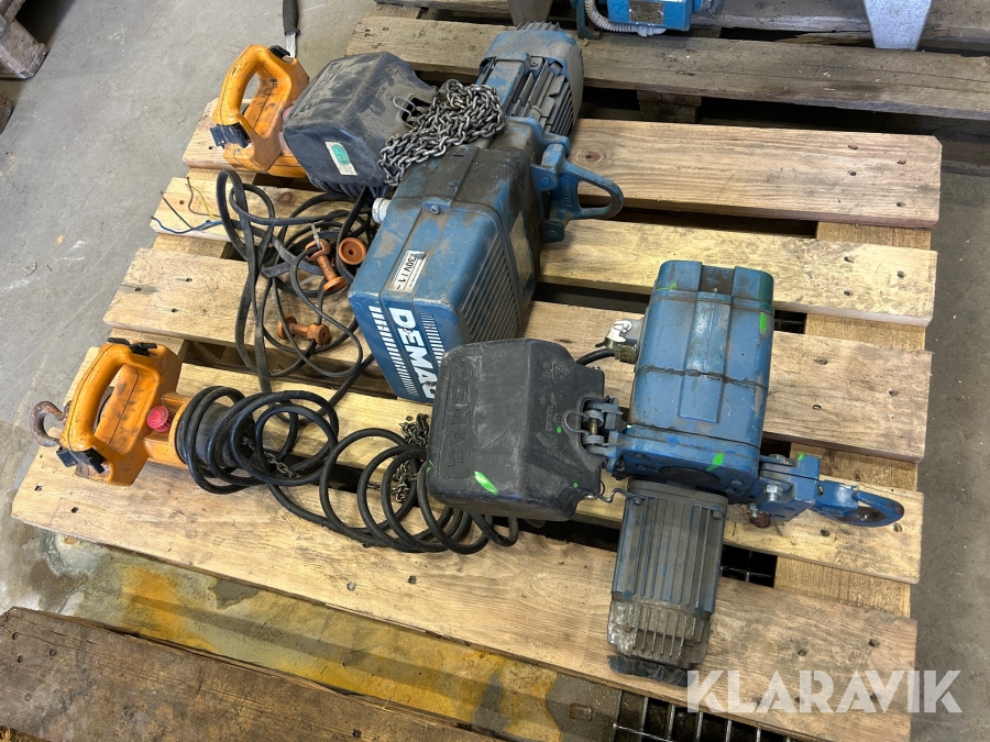 Telfrar Demag DKMES 2-125 KV3 / DKM1-80 KV1 F4 2 st