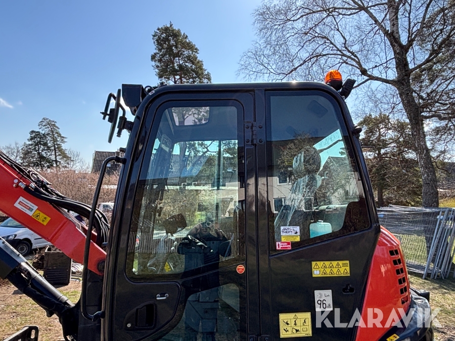 Grävmaskin Kubota KX080-4ax2, Södertälje, Klaravik auktioner