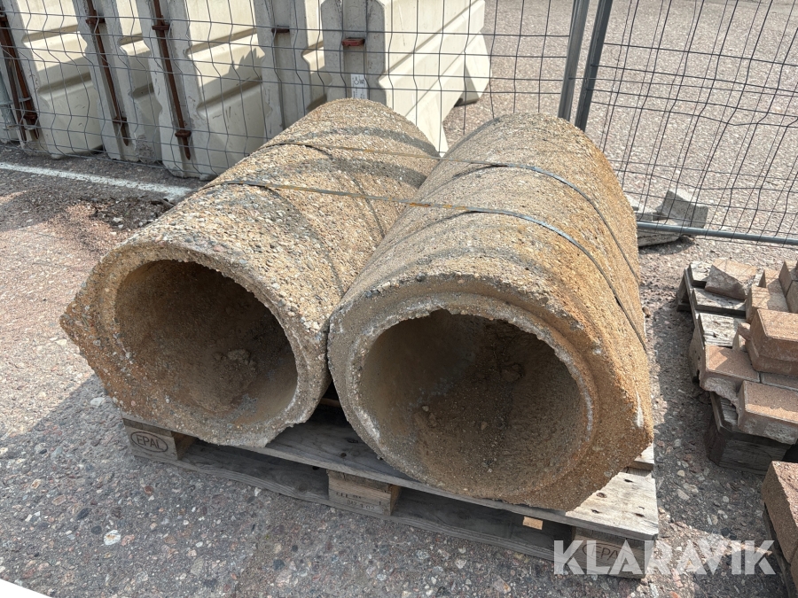 Betongrör 2 st