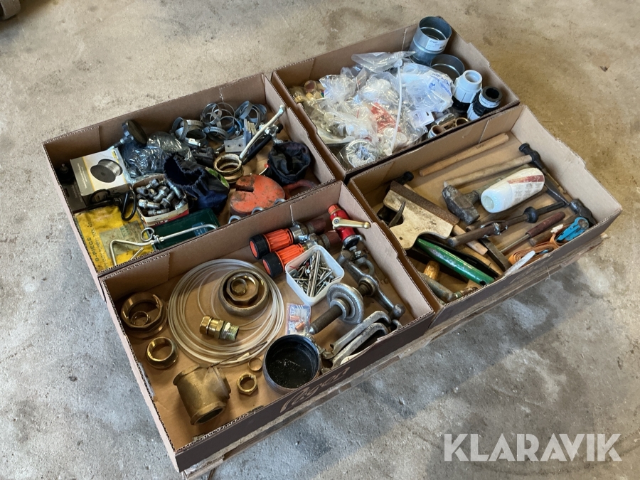 Parti med byggmaterial