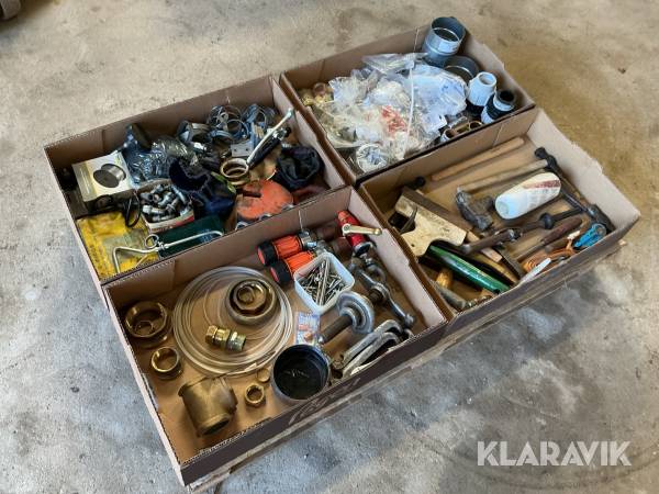 Parti med byggmaterial