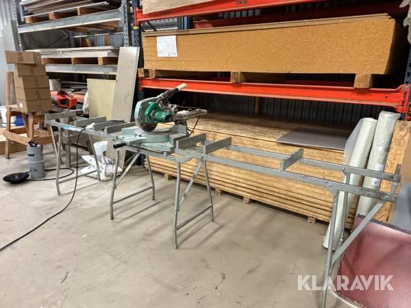 Kap / Gersåg Hitachi C8FS med bord