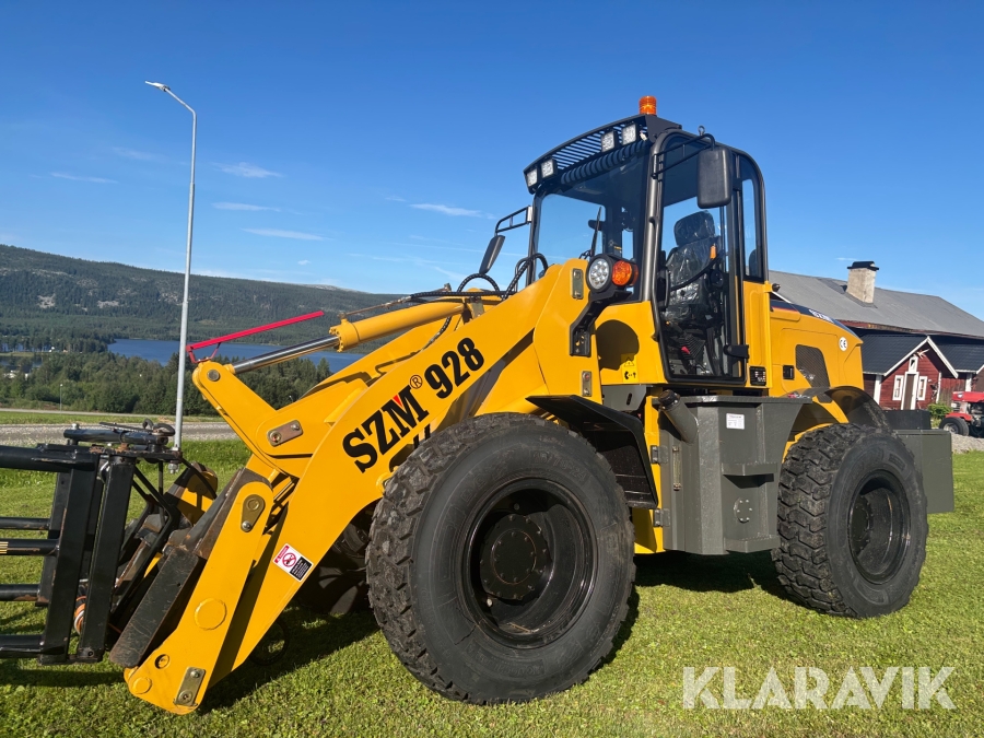 Hjullastare SZM 928 med skopa
