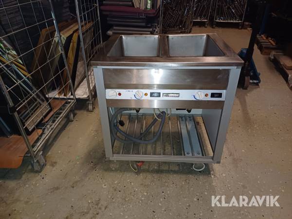 Varmhållningsbänk med dubbla hoar