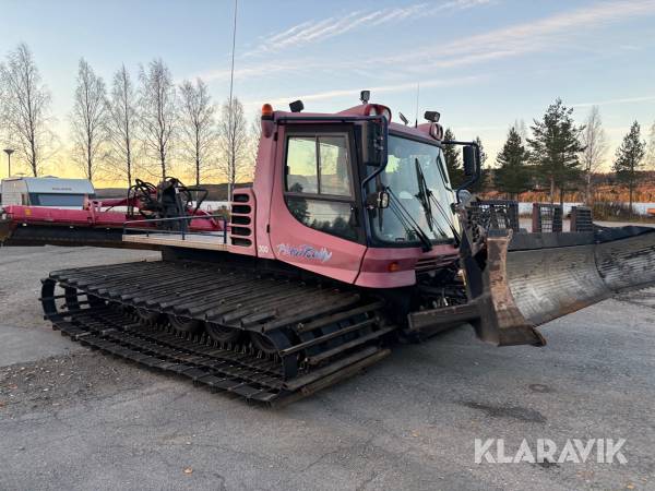 Pistmaskin Kässbohrer Pistenbully 300 med fräs