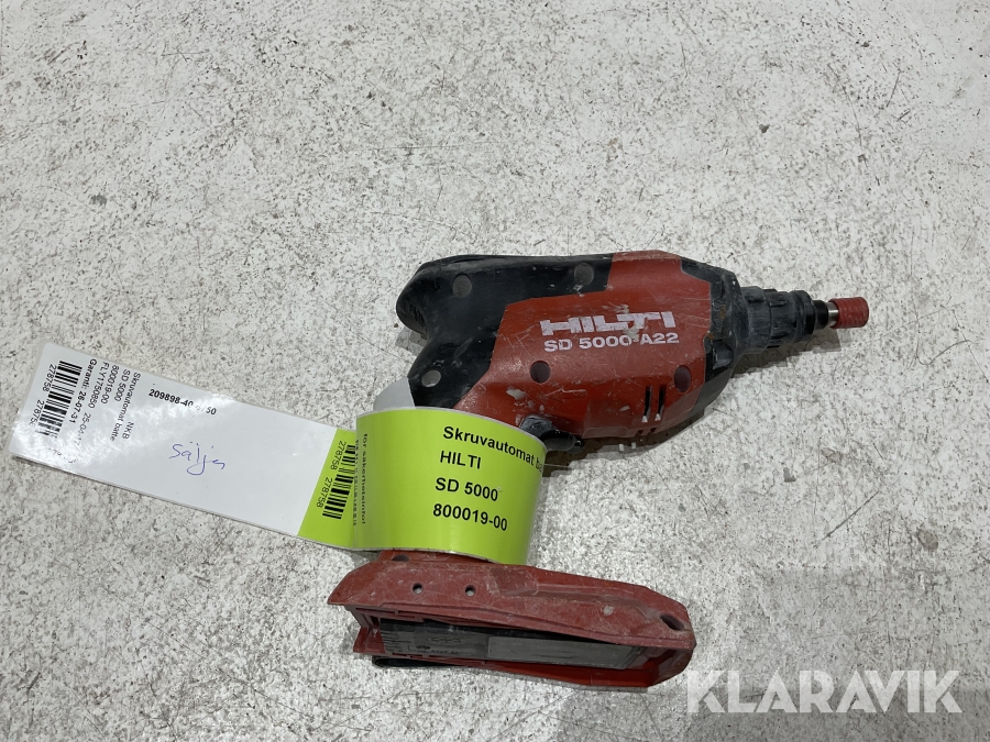 Skruvautomat Hilti SD 5000 A22