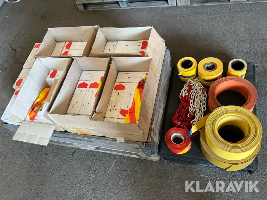 Markeringsband och avspärrningsband