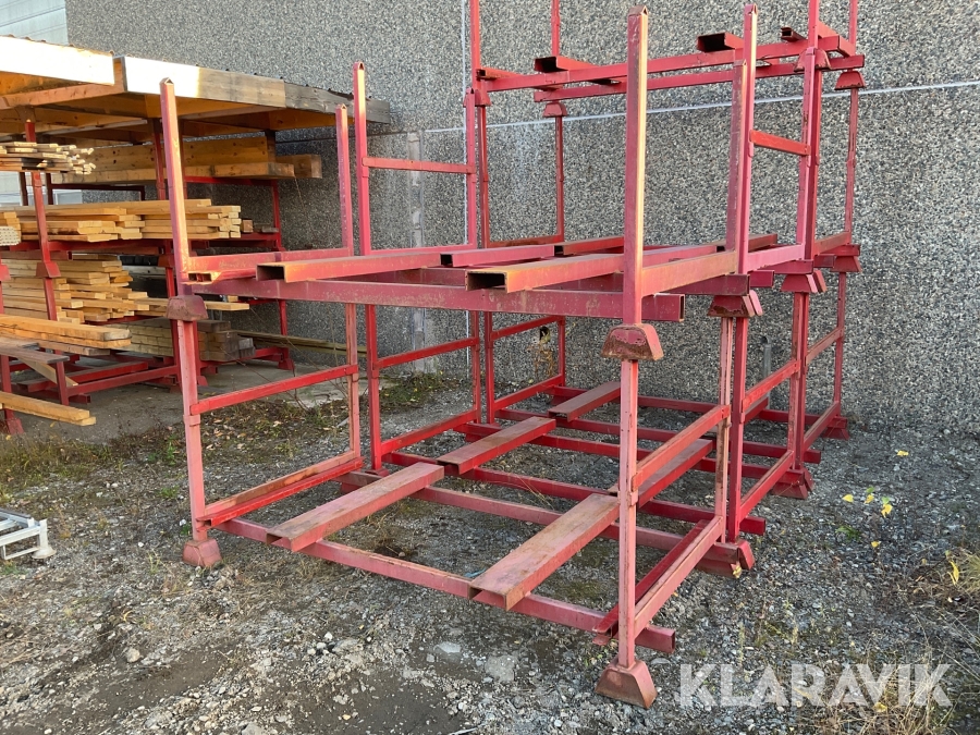 Virkesställ   stapelbara 6st